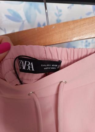 Брюки, легкие брюки, штаты zara, брюки, розовые брюки3 фото