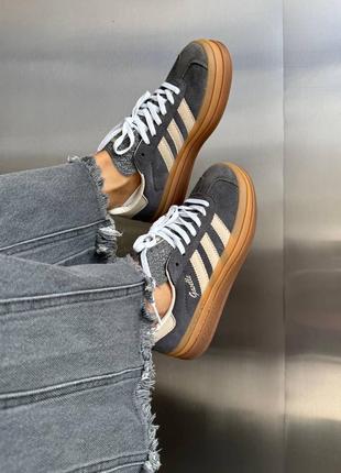 Кросівки adidas gazelle bold « magic beige gum » premium