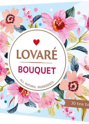Коллекция чая lovare bouquet 6 видов по 5 шт