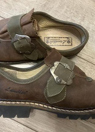 Ботинки туфли лоферы австрийские дирндль трахт landler by wortmann