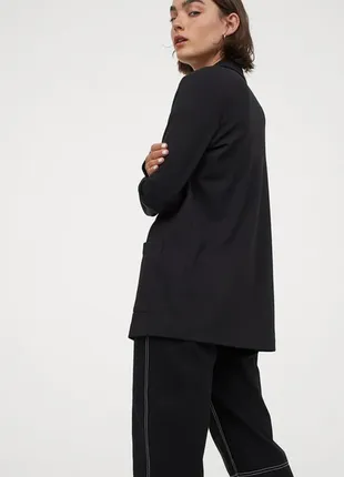 Базовый черный пиджак h&m (раздаж!!!️)
