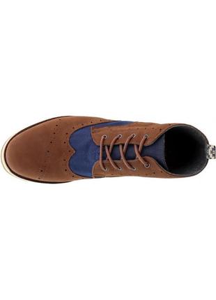 Мужские ботинки броги toms men's brogue boot chestnut brown full grain leather размер 42.5 eur/ 9.5 usa / 8.52 фото