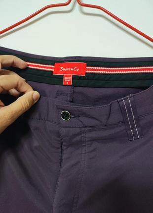 Брюки штани чоловічі щільні бордові фіолетові прямі, розмір м6 фото