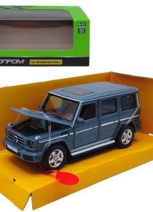 Машинка металева "mercedes-benz g 350", світло, звук (сіра)