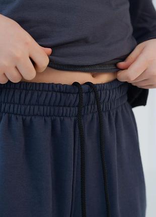 Якісний дитячий підлітковий спортивний костюм худі і штани джогери тринитка бавовна5 фото