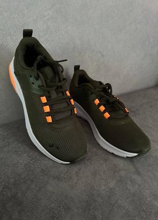 Удобные мужские кроссовки 👟 puma оригинал цвет хаки