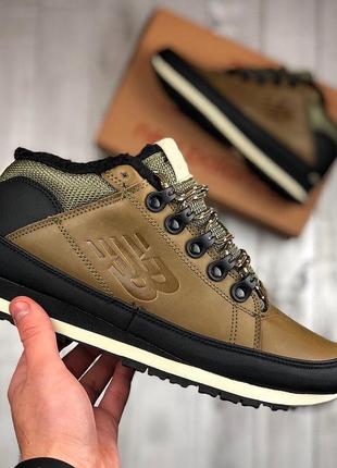 Зимние мужские кроссовки new balance 754 (темно/зелені) зима
