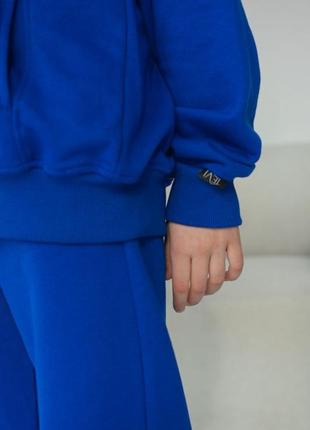 Якісний дитячий підлітковий спортивний костюм худі і штани джогери тринитка бавовна5 фото