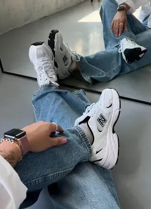 Кроссовки женские new balance 530 black white
