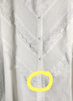 Винтажная блуза из тонкого хлопка 90е