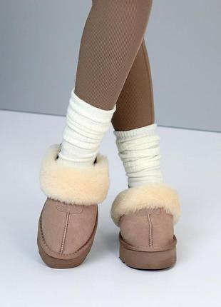 Угги женские, натуральная замша