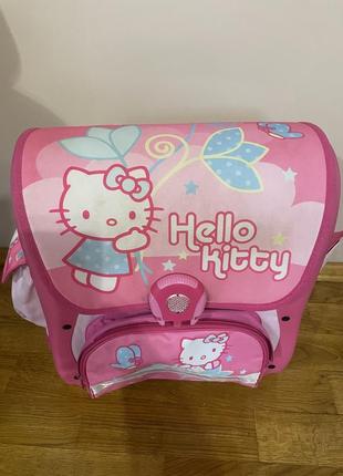 Портфель для девочки hello kitty