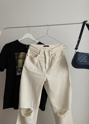 Джинси палаццо wide leg з розрізами