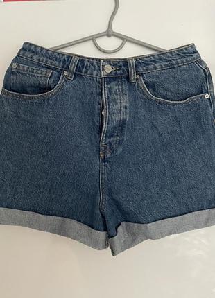 Джинсовые шорты stradivarius