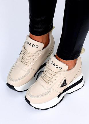 Сникерсы женские, экокожа