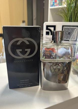 Мужская туалетная вода gucci guilty pour homme (провокационный, опасный аромат)