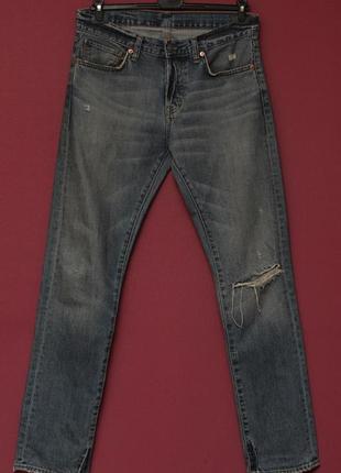 Polo ralph lauren 31 32 джинсы из хлопка