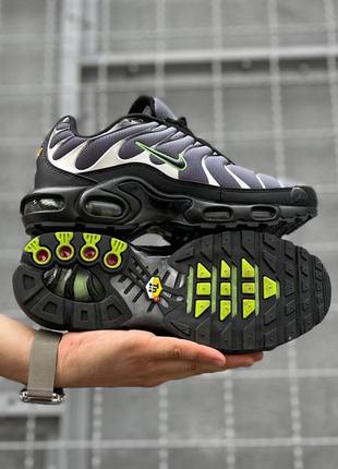 Мужские кроссовки nike light air max tn grey&black premium