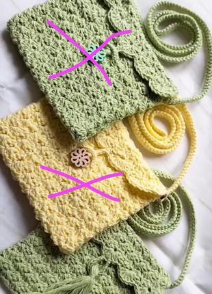 Дитячі сумочки гачком. розпродаж залишків6 фото