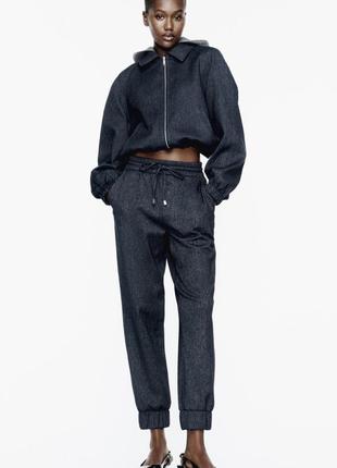 Костюм из денима zara