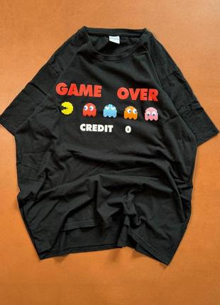 Футболка pacman merch game over black t-shirt