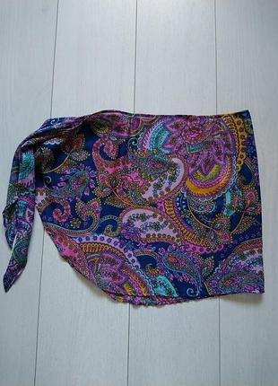 Летняя юбка парео на завязках