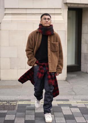 Вітрозахисна куртка-сорочка з флісу  uniqlo