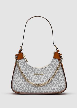 ⭐️premium ⭐️ крутезна сумочка wilma signature logo crossbody bag white