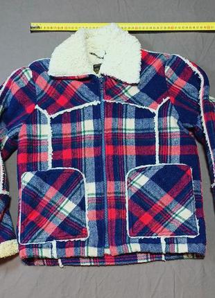 Плечи 40 см vintage uberstoff 50% wolle 30% polyacryl 20% polyamid куртка шерпа mens wool 90s