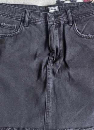 Джинсова жіноча спідниця