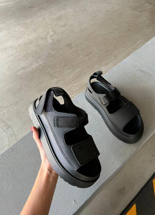 Ugg goldenglow sandals black, жіночі сандалі, босоніжки, женские сандали, босоножки