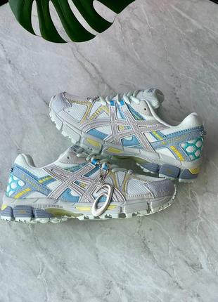 Женские кроссовки asics gel kahana 8 blue/yellow