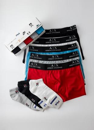 Оновленні чоловічі труси-боксерки armani exchange