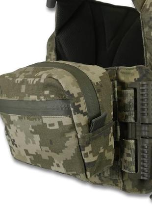 Плитоноска cen.2 cordura1000d nir піксель+ 4 підсумків та балістичні пакети 1 класу6 фото