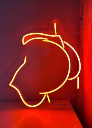 Неонова led вивіска neonsigndecor «солодкий гріх»  48х38см + диммер для регулювання яскравості!