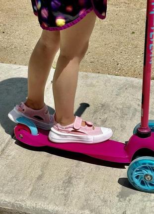 Детские розовые кеды кроссовки converse chuck taylor ultra summer