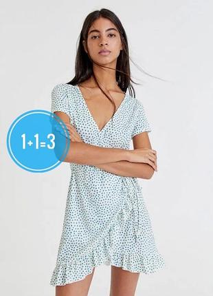 Платье в горошек pull&bear