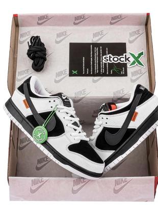 Кросівки nike sb dunk low x tightbooth 'white black'