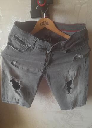 Джинсовые шорты philipp plein