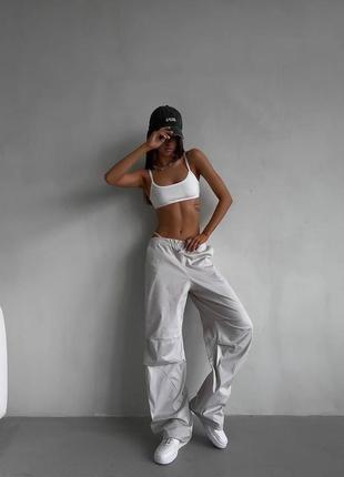 Стильні штани карго з плащівки