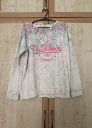 Дуже красивий, неймовірний, незвичайний, свитшот від pull&bear, розмір l.