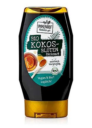 Сироп immenhof bio із кокосу 245 ml.