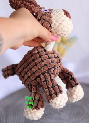 Іграшка для собаки з пищалкою собачка