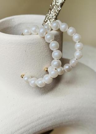 Cережки с перлами