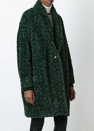 Классный меховой кардиган, емко шубка тедди / steffen schraut/green furry teddy jacket