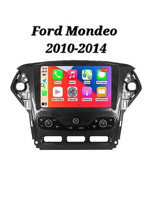 Магнітола android ford mondeo 2010-2014, 6/128, 8 ядер, carplay, слот під сім-картку + рамка!1 фото