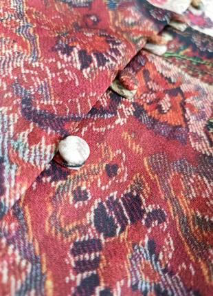 Сукня міді з принтом печворк від zara, розмір xs9 фото
