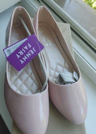 Новые туфли балетки 38 размер, 24 см1 фото