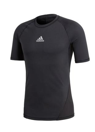 Спортивна чоловіча компресійна термоактивна футболка adidas alphaskin sport