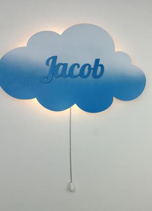 Дитячий світильник led «хмарка»  ( бра)